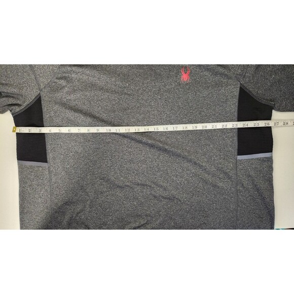 Spyder Men's XXL Shirt Gray Long Sleeve Activewear ProWeb Lightweight Top - Picture 4 of 7